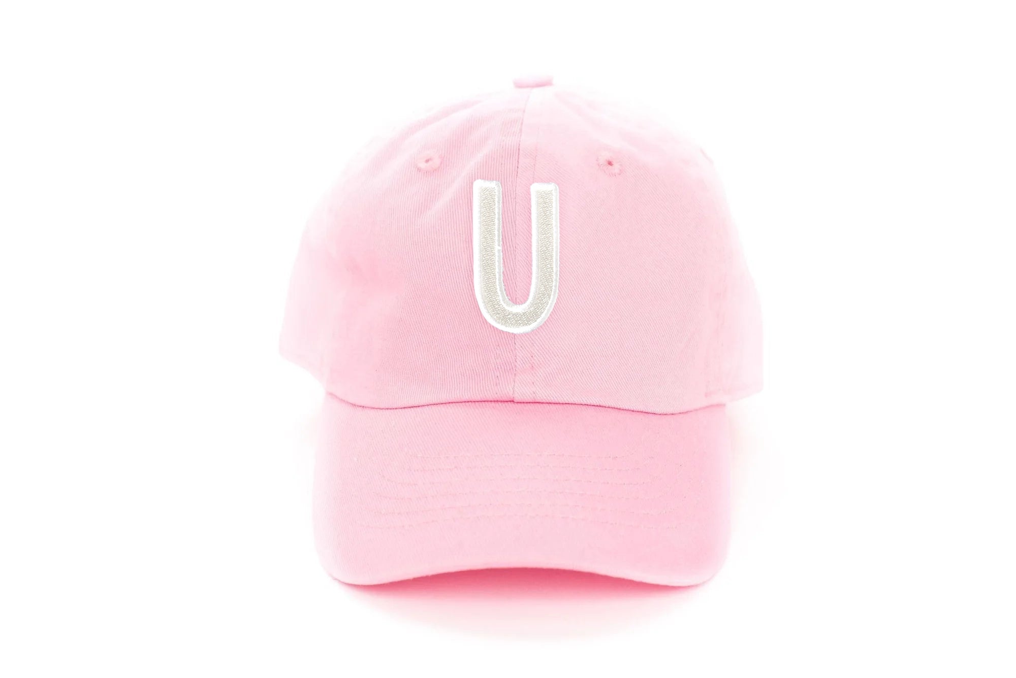 Light Pink Letter Baseball Hat