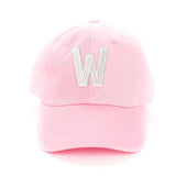 Light Pink Letter Baseball Hat