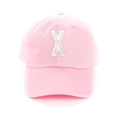 Light Pink Letter Baseball Hat