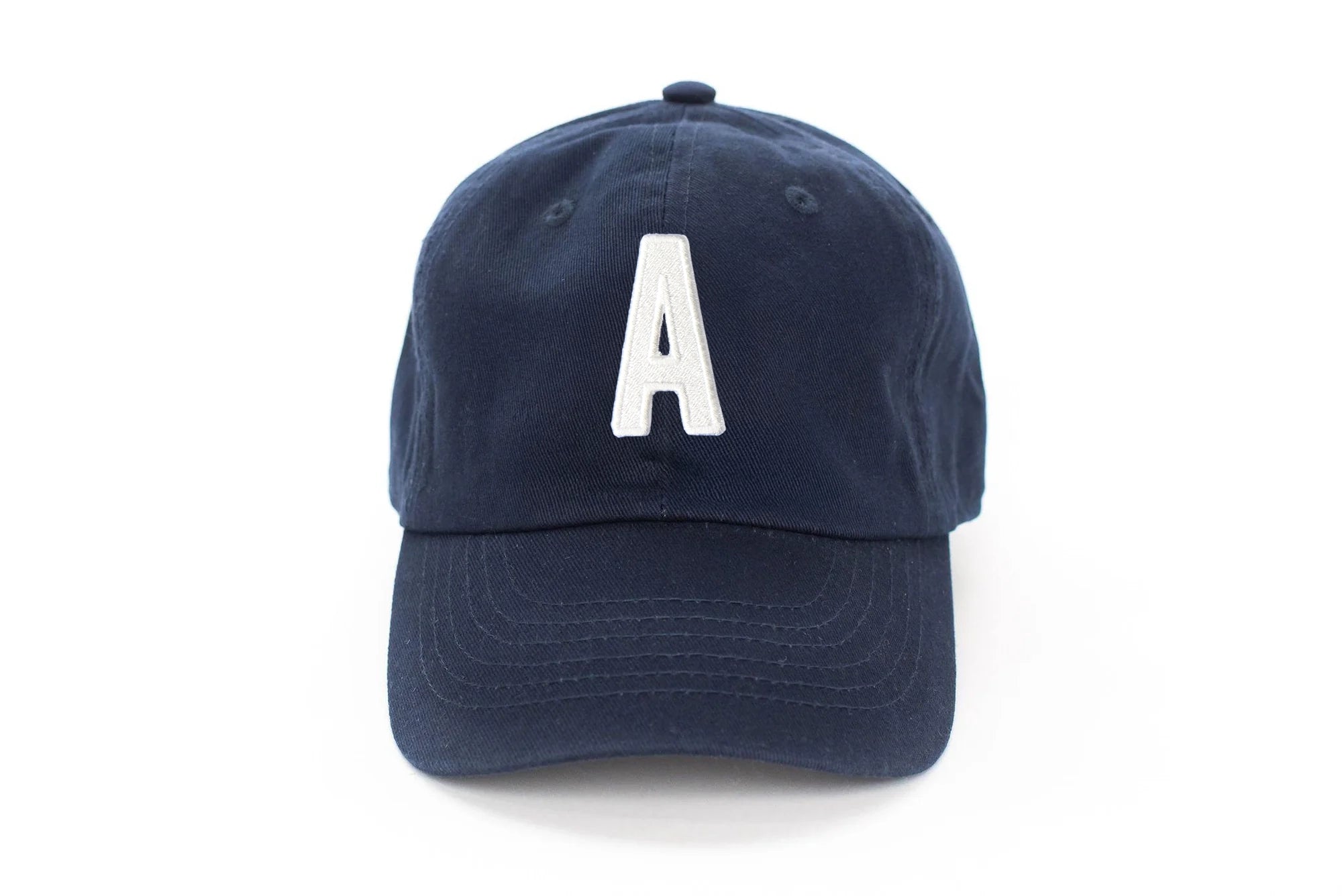 Navy Blue Letter Baseball Hat