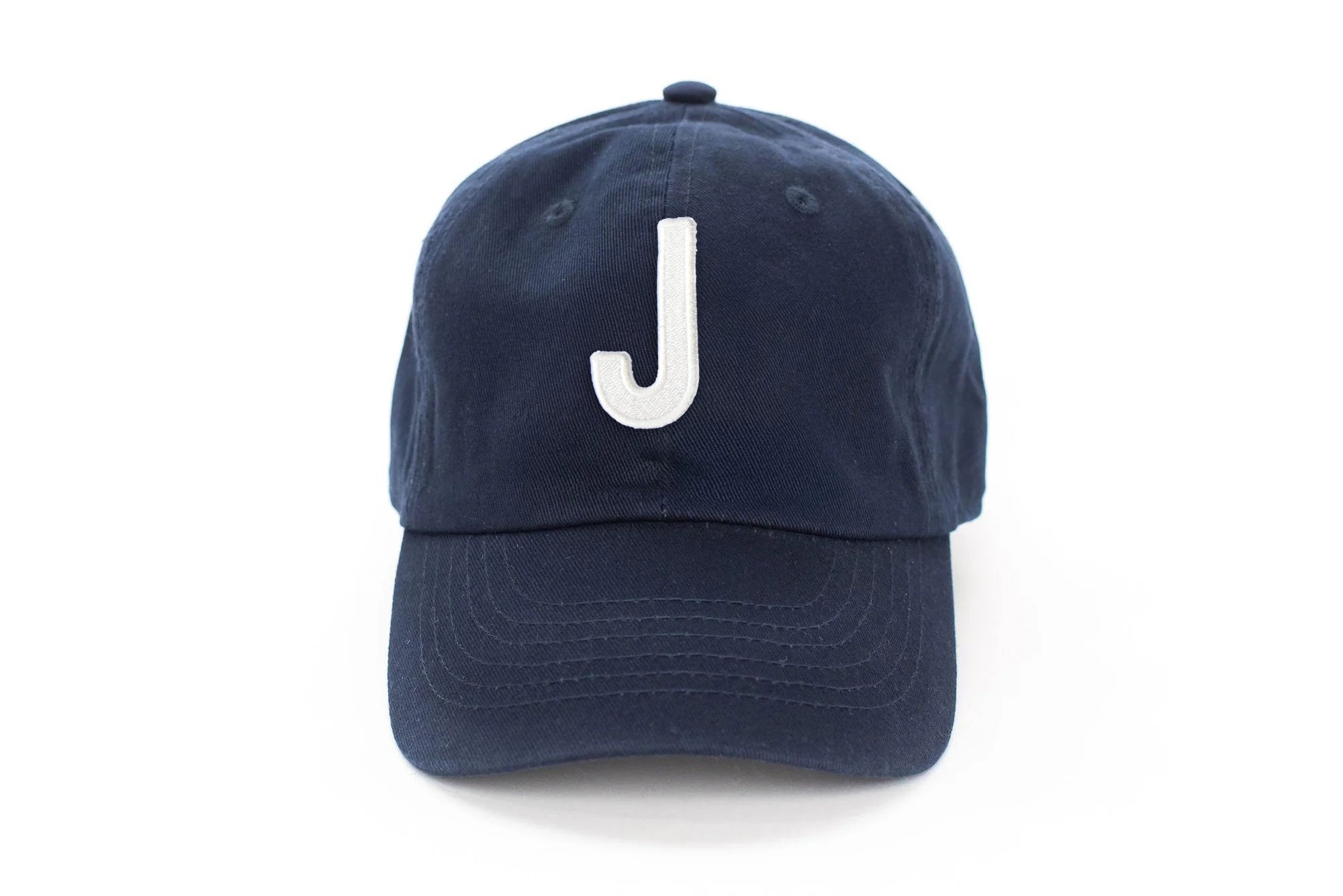 Navy Blue Letter Baseball Hat