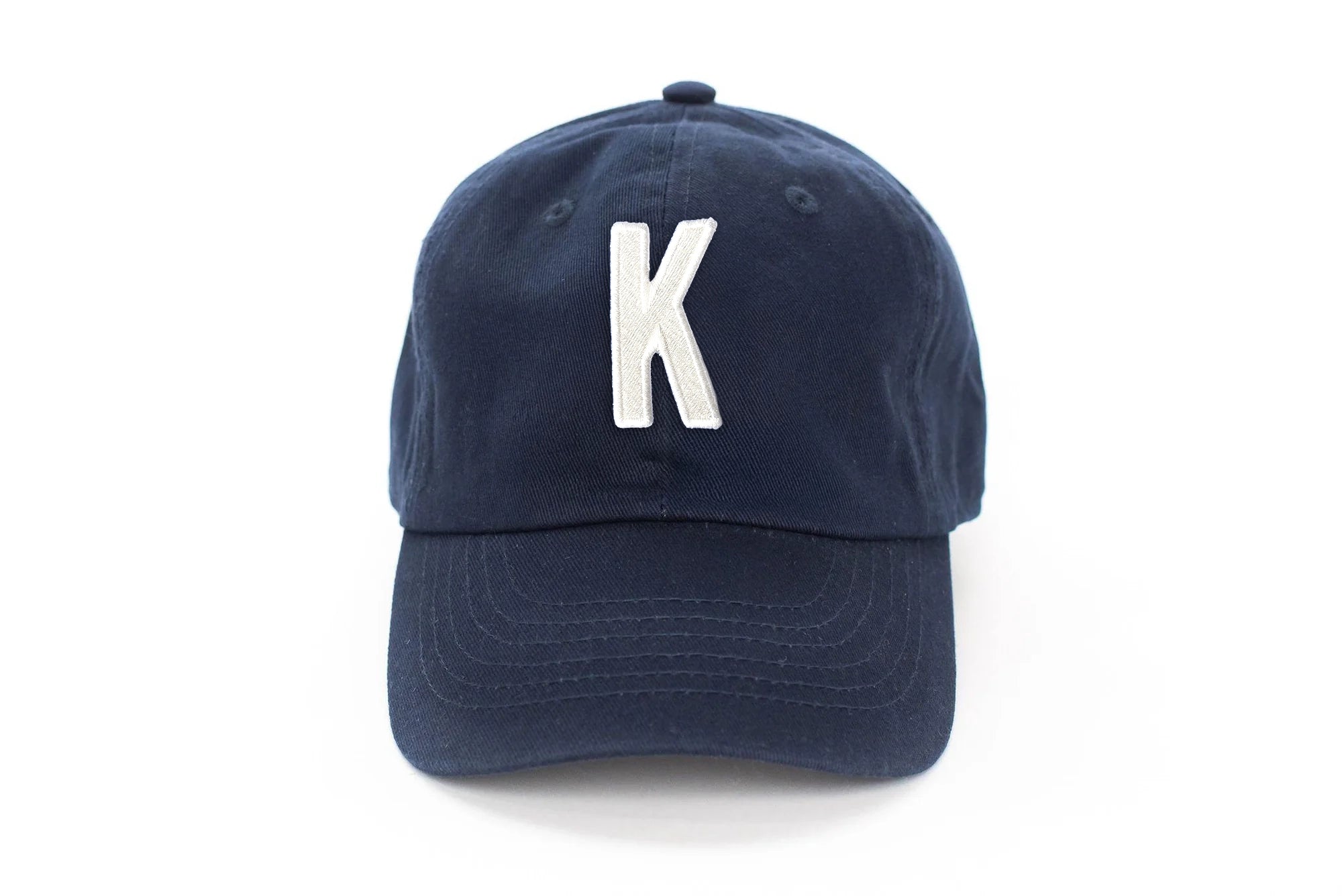 Navy Blue Letter Baseball Hat
