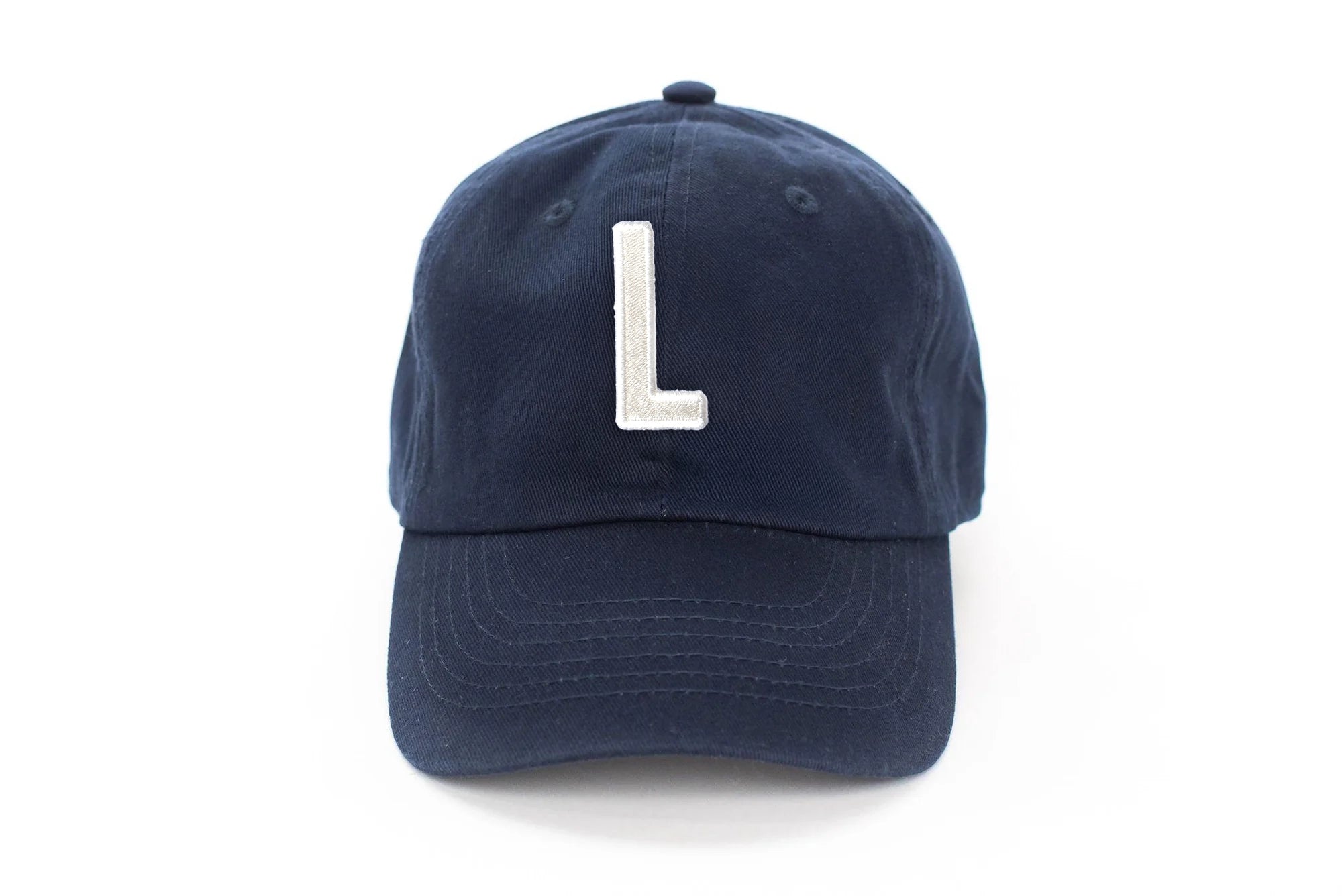 Navy Blue Letter Baseball Hat