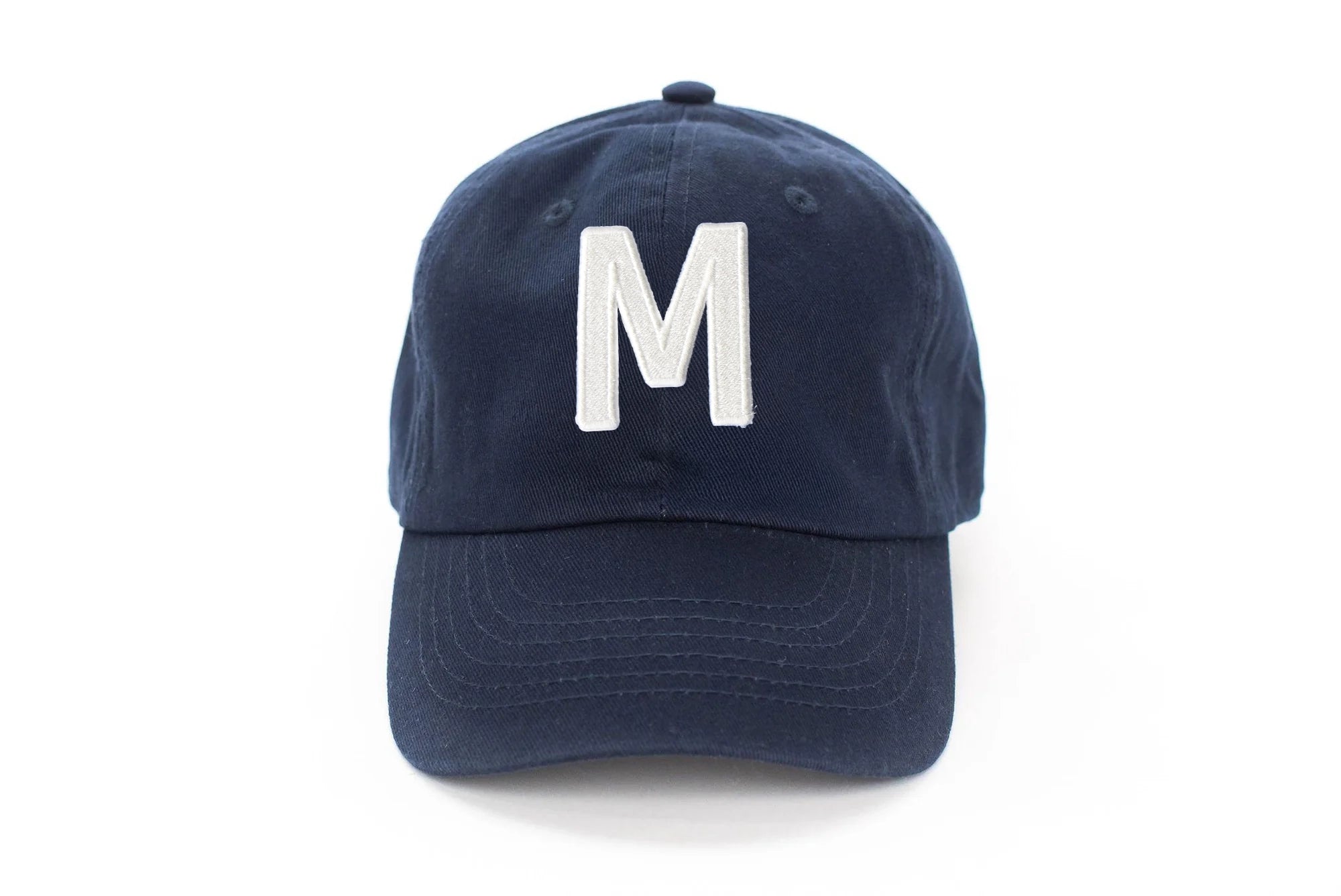 Navy Blue Letter Baseball Hat