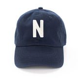 Navy Blue Letter Baseball Hat