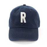 Navy Blue Letter Baseball Hat