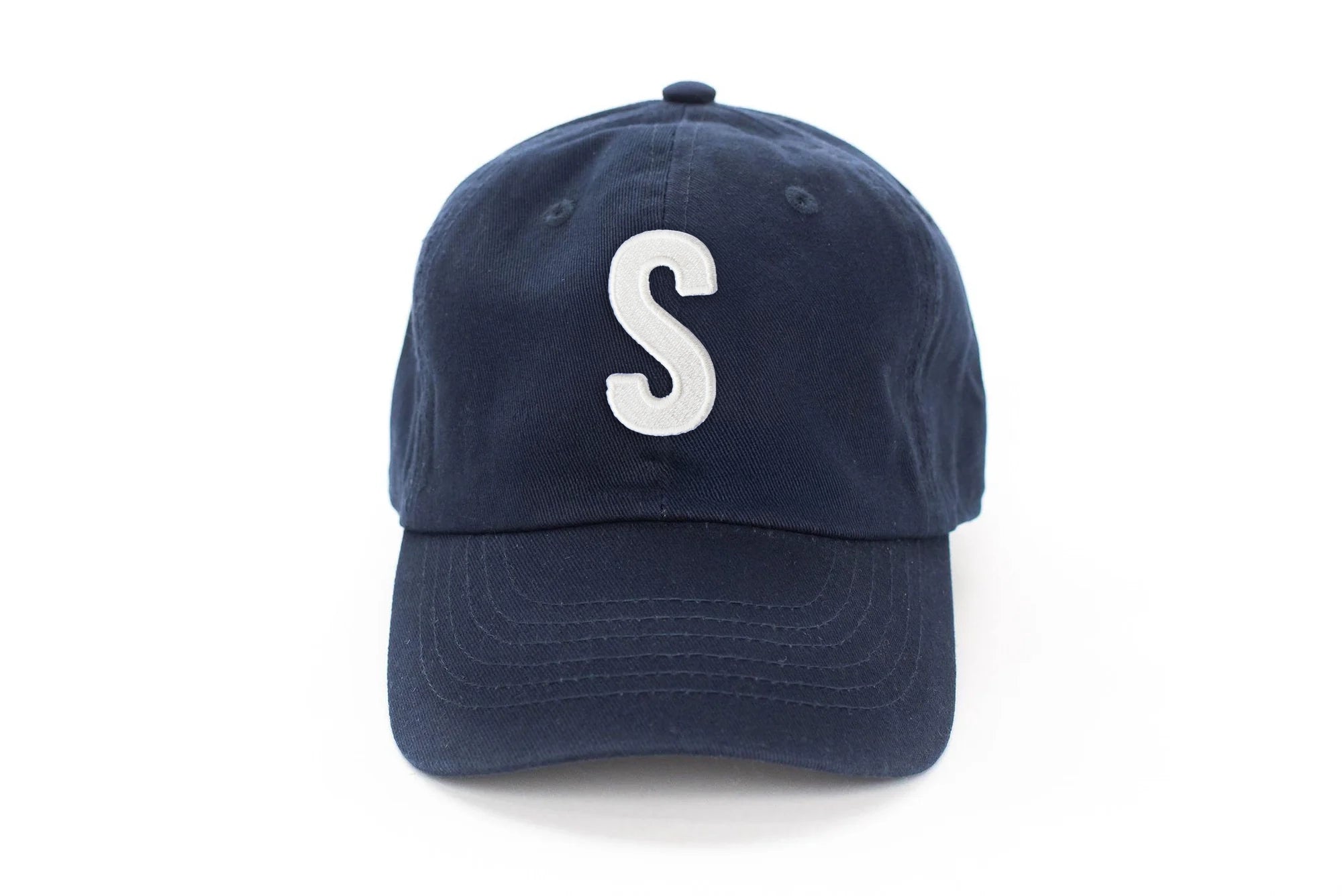 Navy Blue Letter Baseball Hat