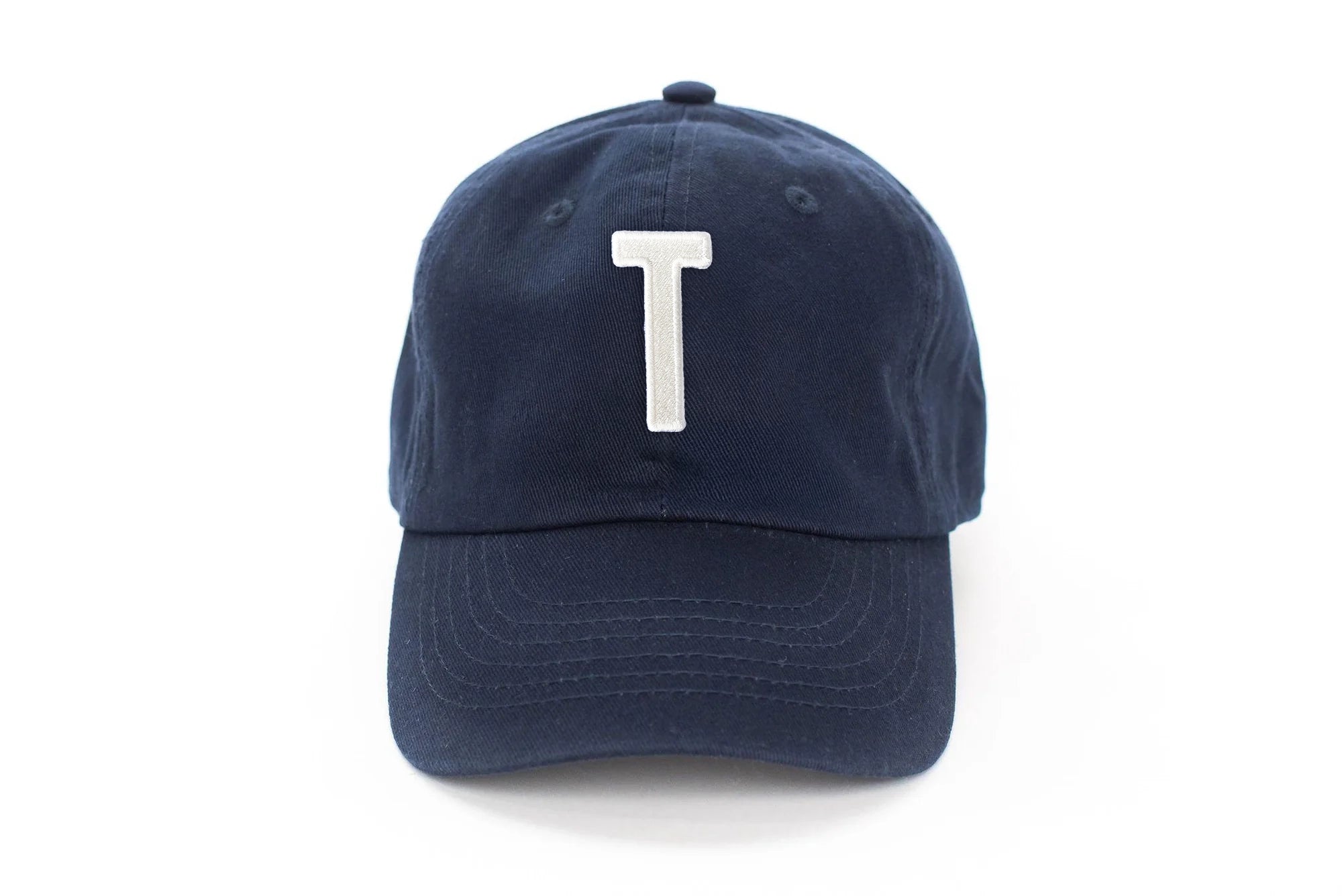 Navy Blue Letter Baseball Hat