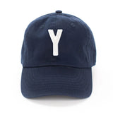 Navy Blue Letter Baseball Hat
