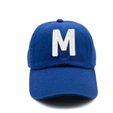 Royal Blue Letter Baseball Hat