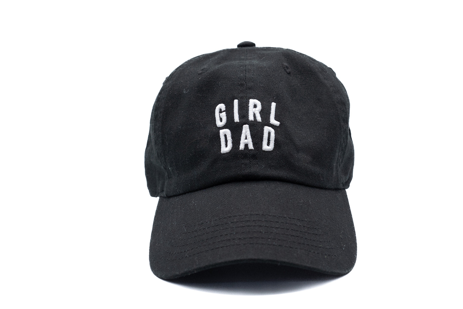 Girl Dad Hat in Black