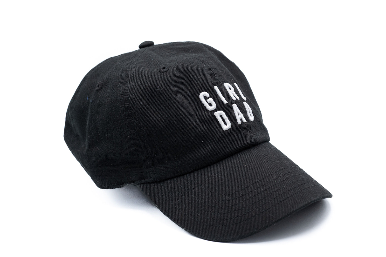 Girl Dad Hat in Black