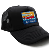 Michigan Postcard Foam Trucker Hat