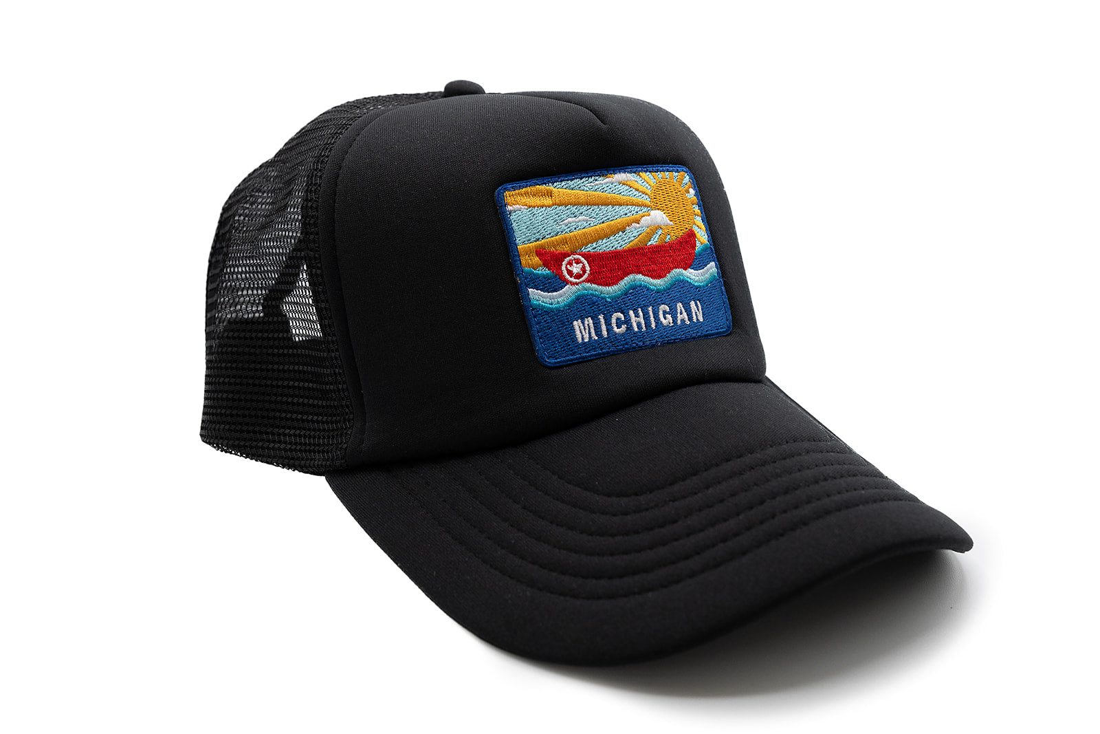 Michigan Postcard Foam Trucker Hat