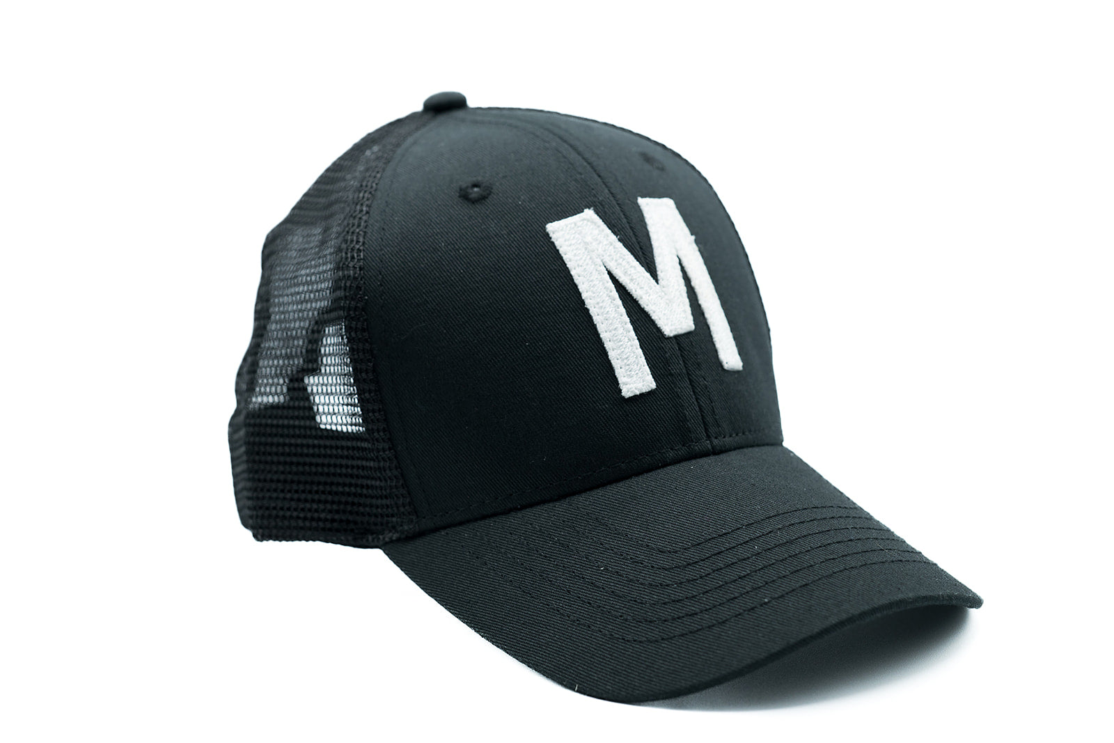 Black Letter Snapback Hat