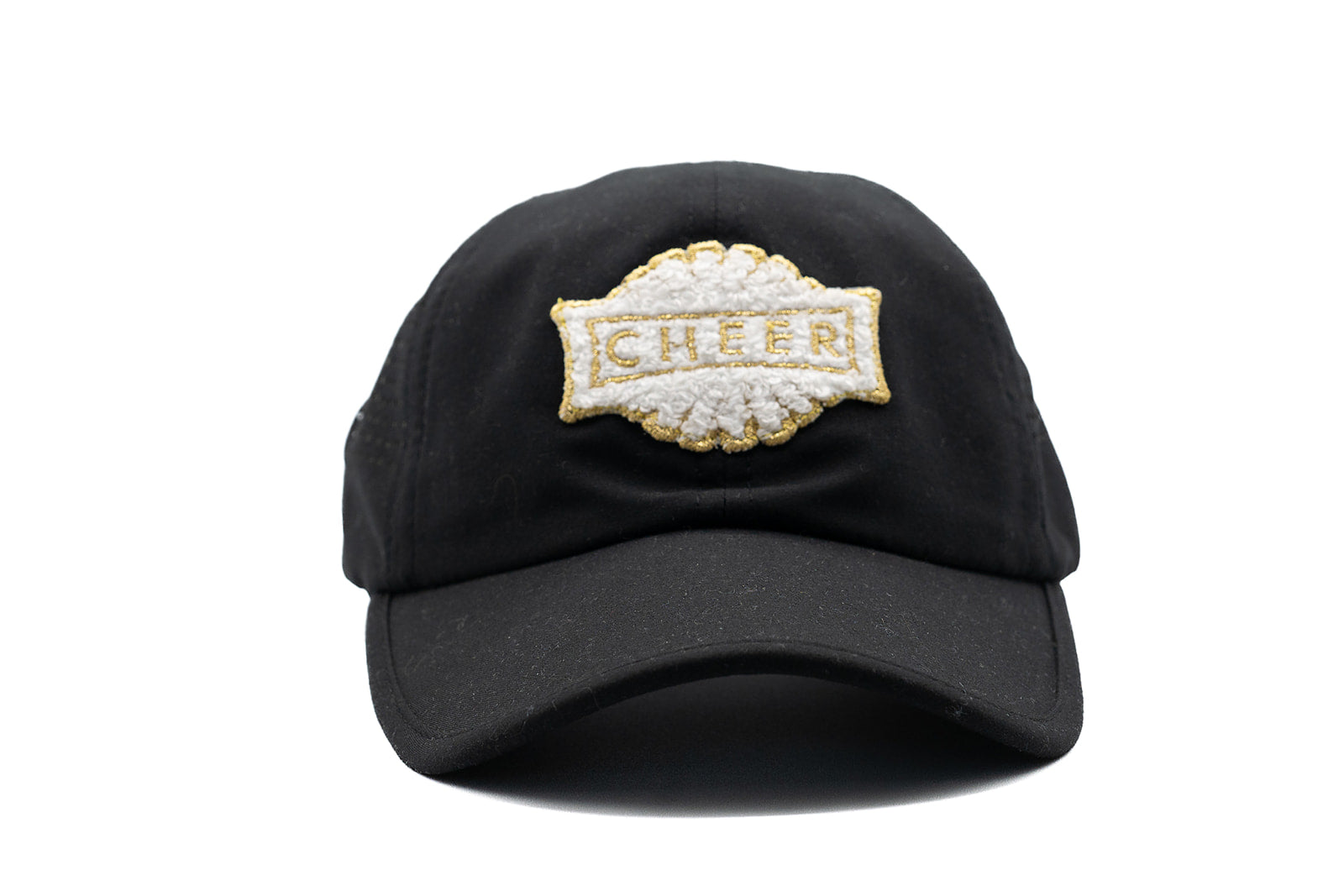 Black Athletic Hat + Terry Cheer Patch