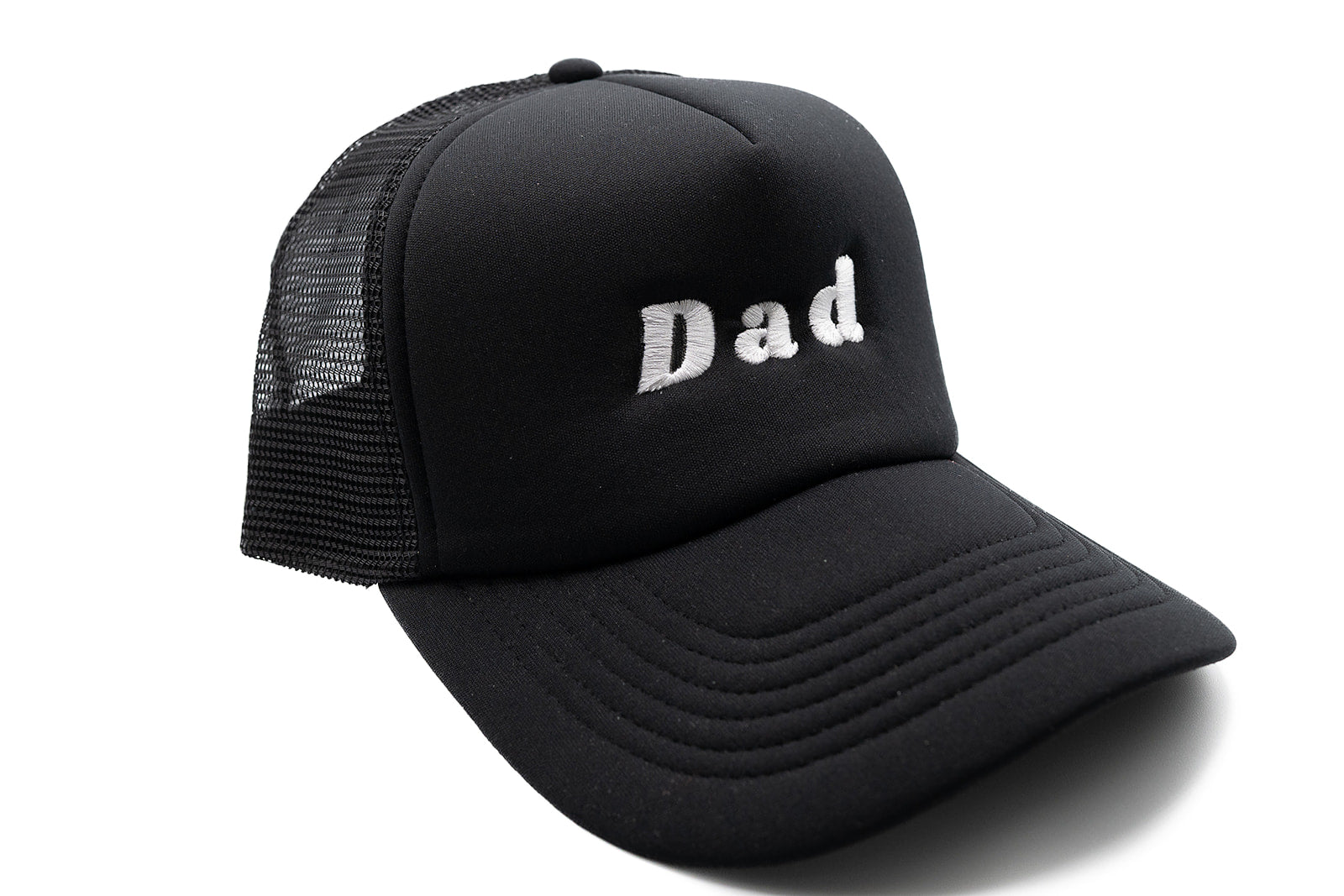 Black Foam Trucker Dad Hat