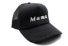Black Foam Trucker Mama Hat