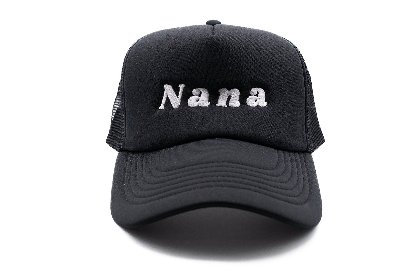 Black Foam Trucker Nana Hat