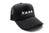 Black Foam Trucker Nana Hat