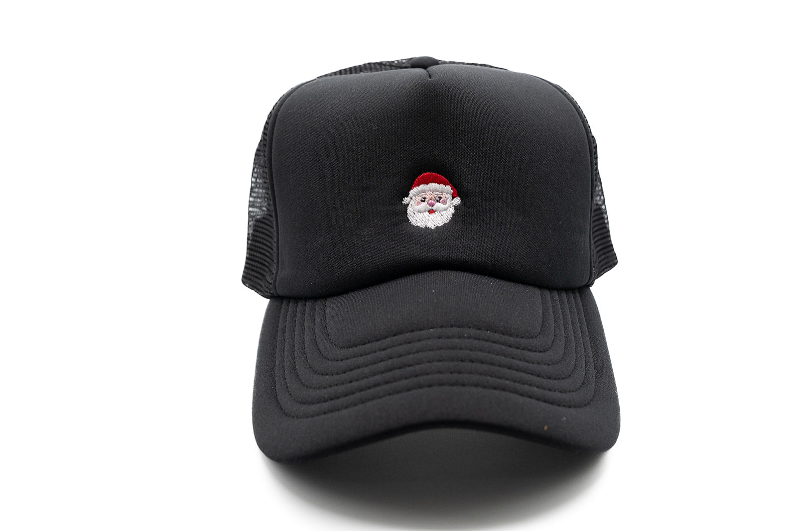 Black Foam Tiny Holiday Santa Trucker Hat