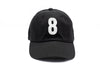 Black Number Baseball Hat