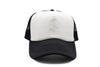 Black &amp; White Foam Letter Trucker Hat