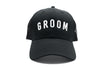 Groom Hat in Black Snapback