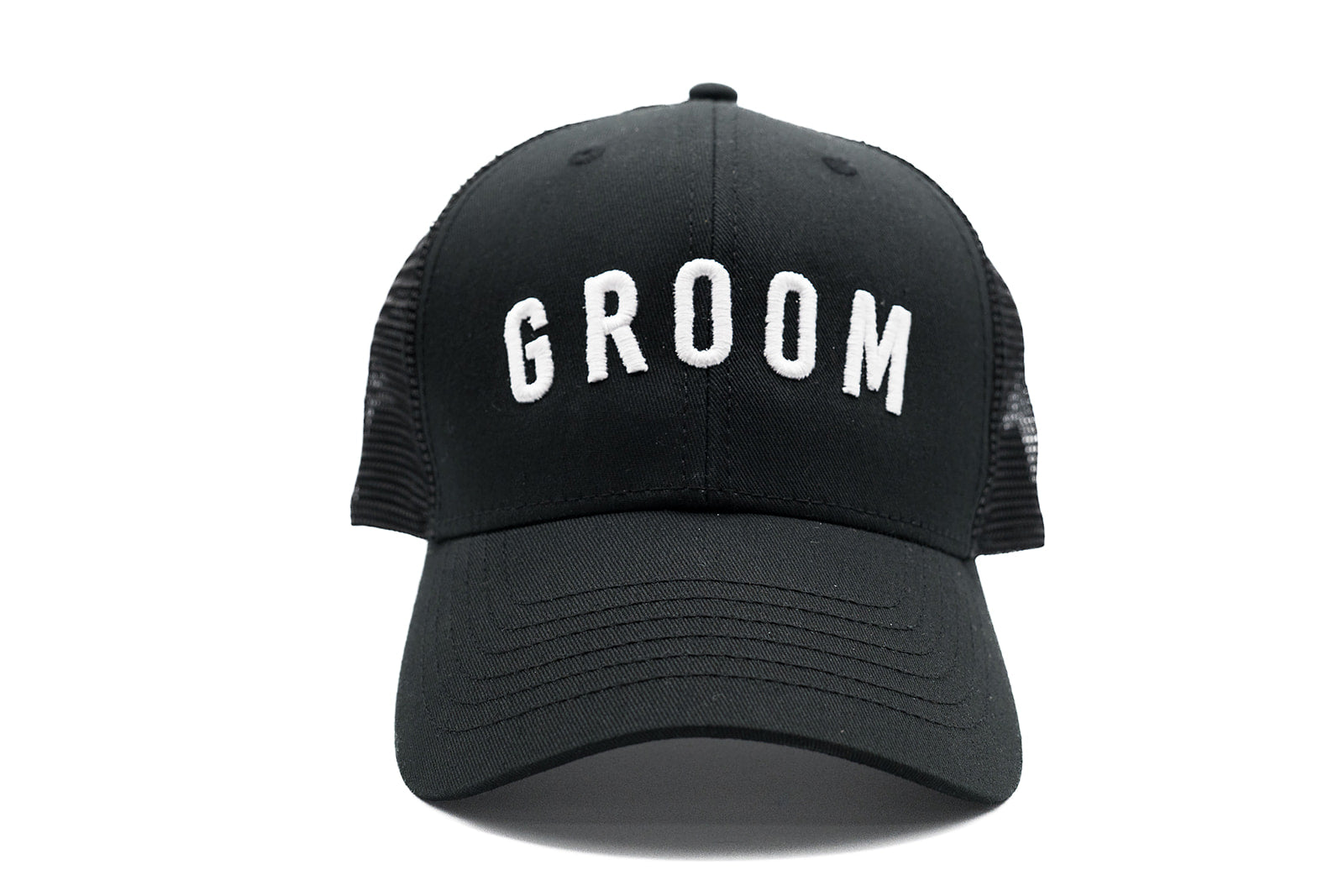 Groom Hat in Black Snapback
