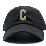 Cream Terry Letter Patch Baseball Hat