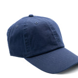 Navy Blue Letter Ponytail Hat