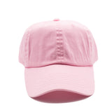 Light Pink Letter Ponytail Hat