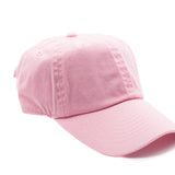 Light Pink Letter Ponytail Hat