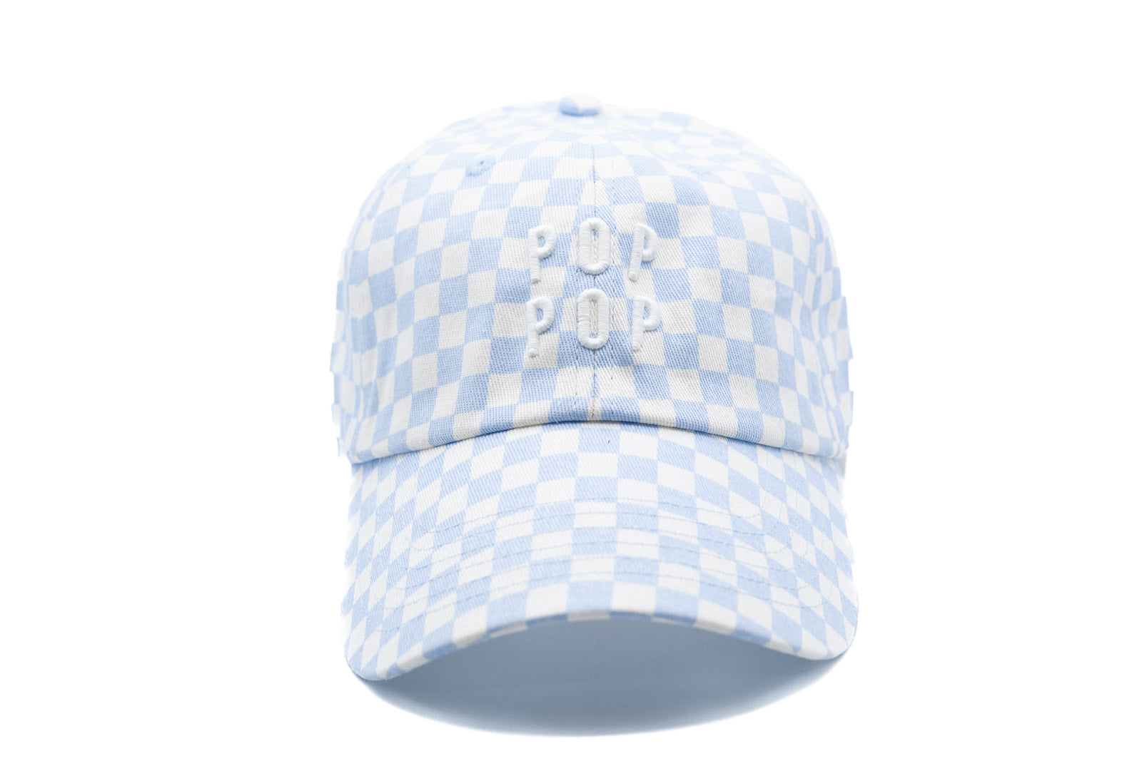 Blue Checker Custom Hat