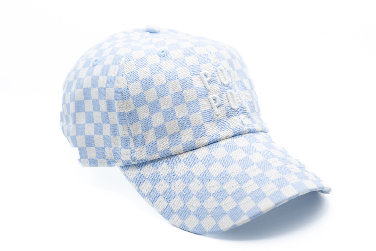 Blue Checker Custom Hat