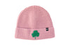 Blush Terry Shamrock Beanie