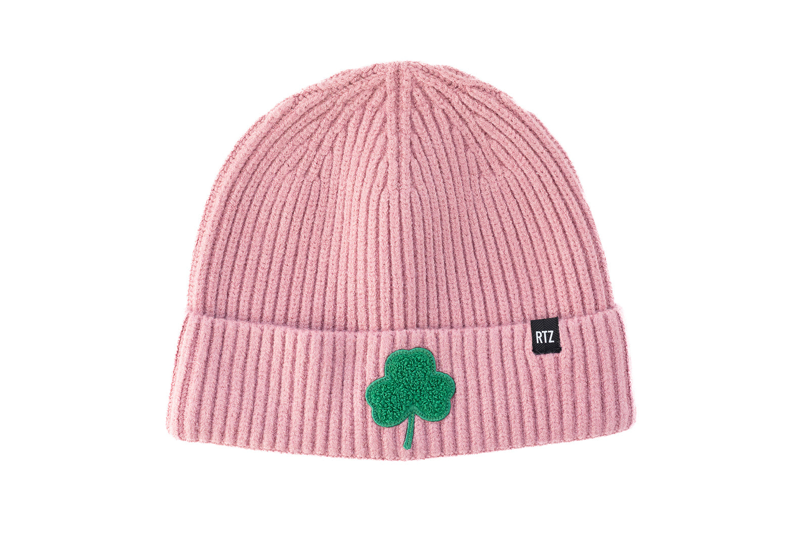 Blush Terry Shamrock Beanie