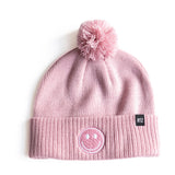 Smiley Pom Pom Hat