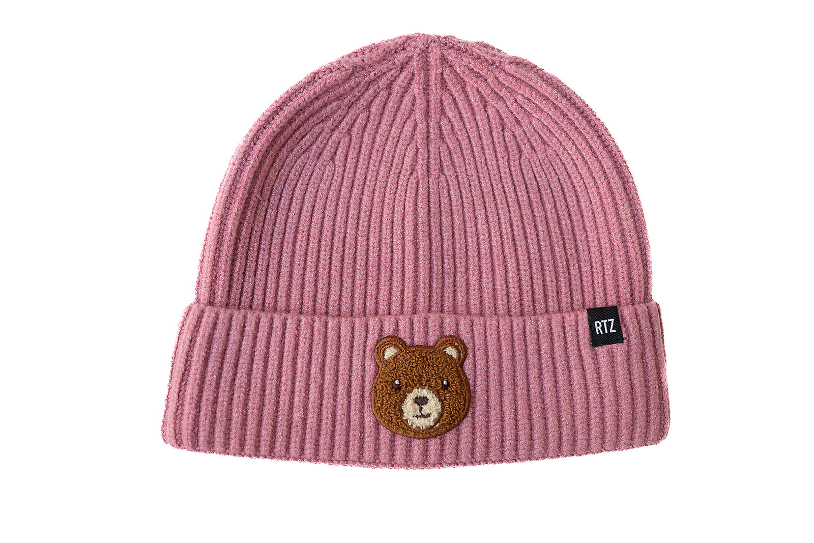Teddy Bear Patch Beanie
