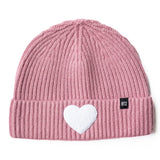 Terry Heart Patch Beanie