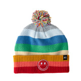 Smiley Pom Pom Hat