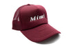 Burgundy Foam Trucker Mimi Hat