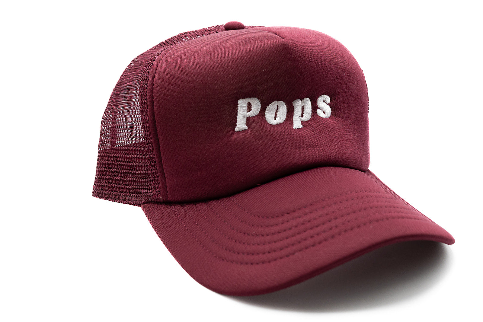 Burgundy Foam Trucker Pops Hat