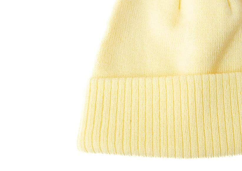 Custom Text Butter Pom Pom Hat