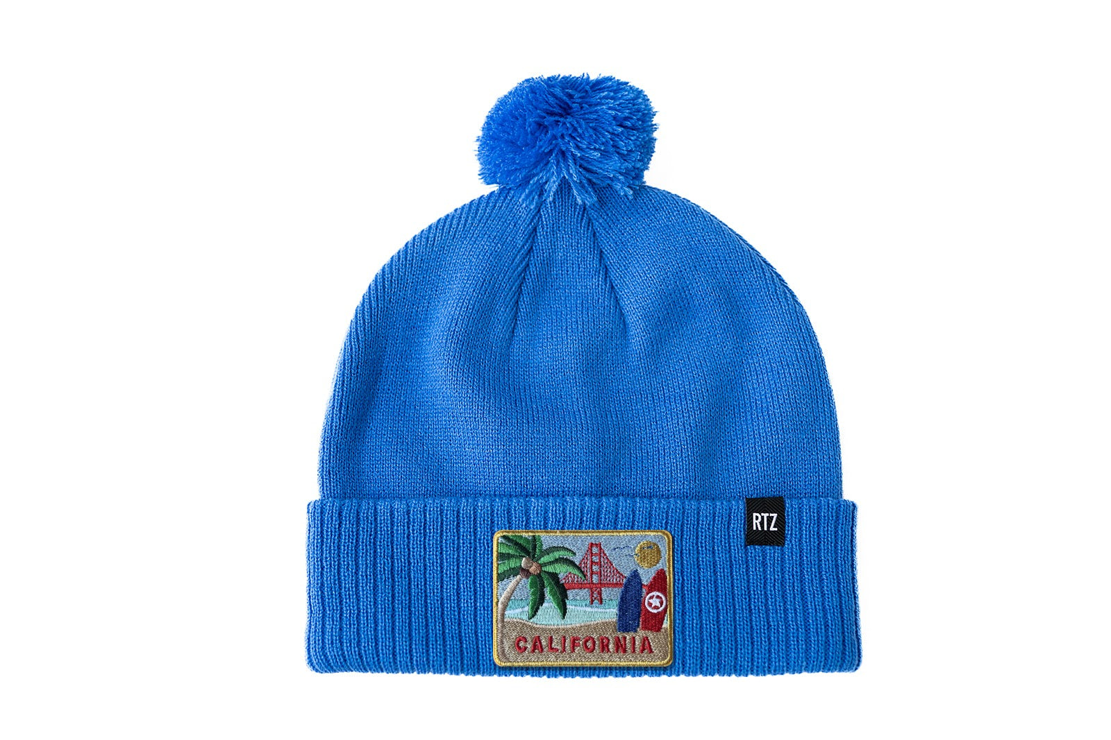California Pom Pom Hat