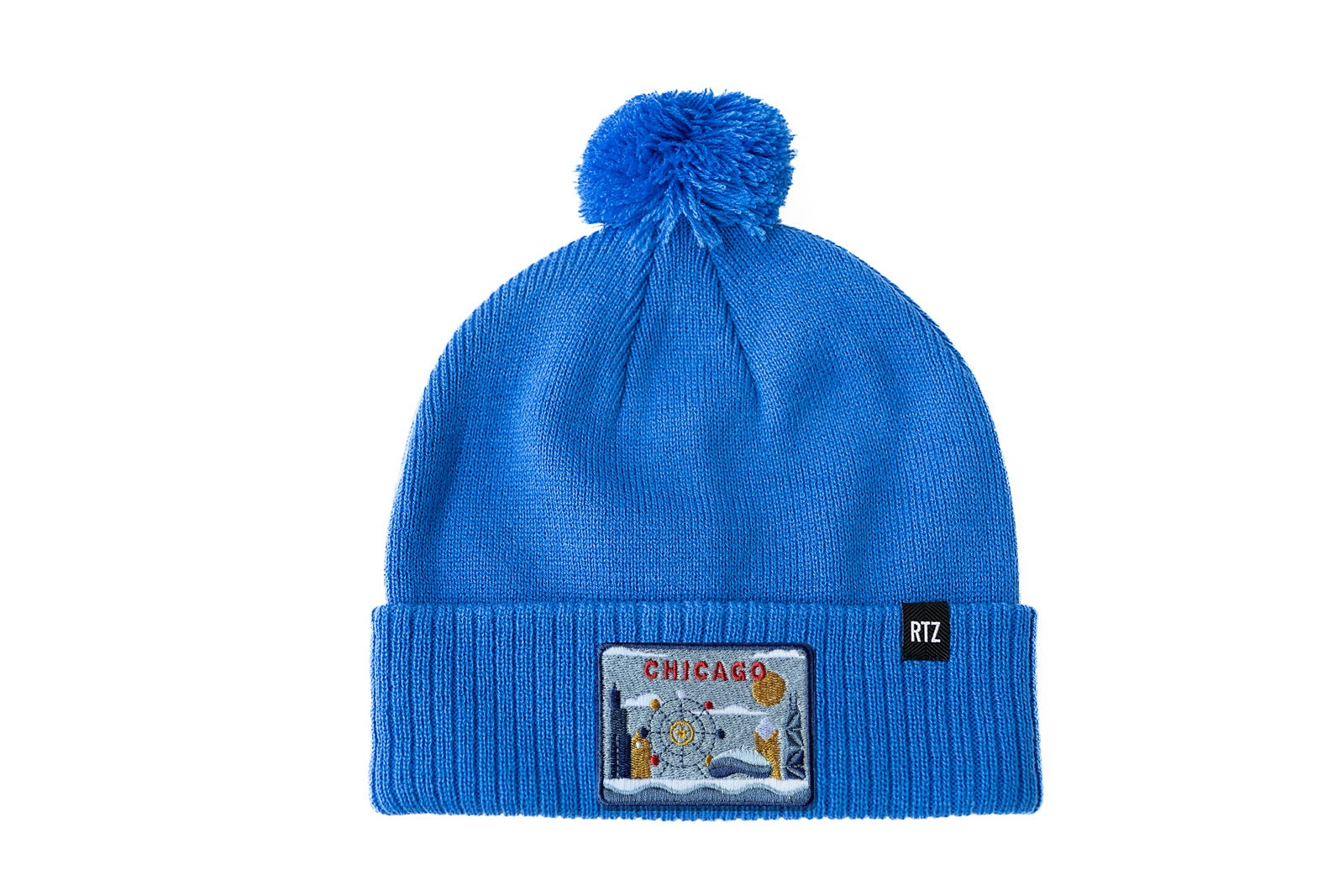 Chicago Pom Pom Hat