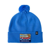 Michigan Pom Pom Hat