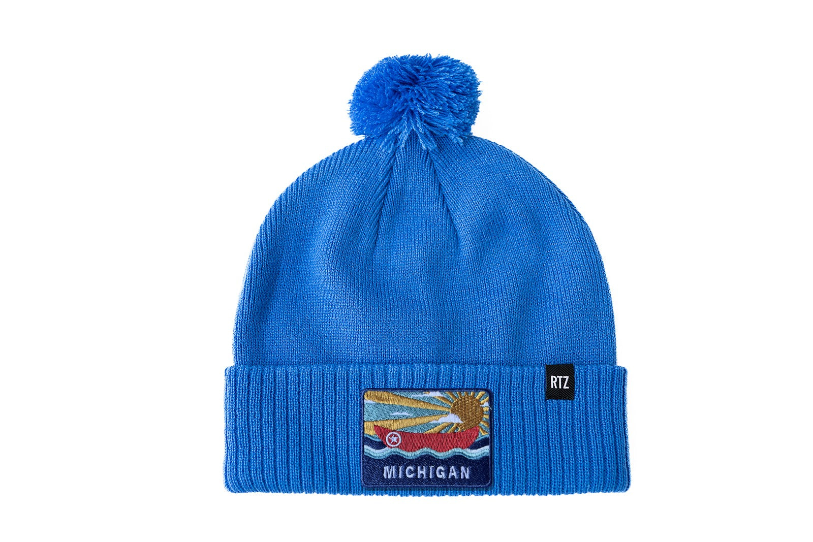 Michigan Pom Pom Hat