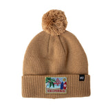 California Pom Pom Hat