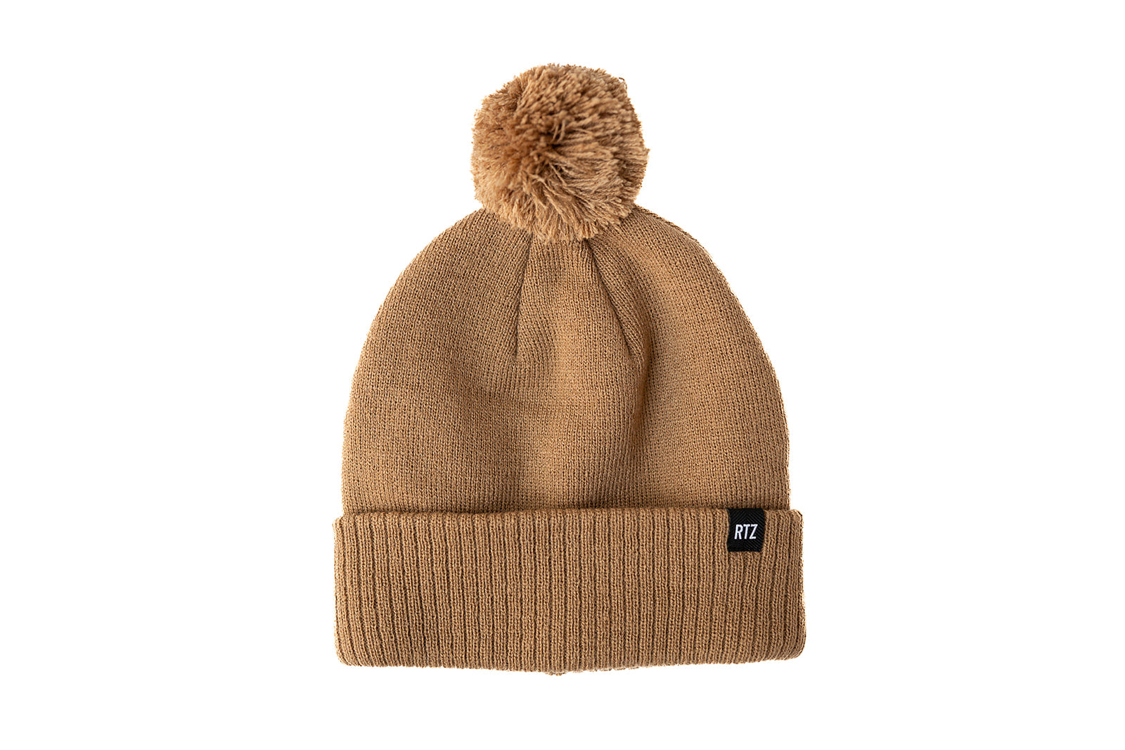 Custom Text Latte Pom Pom Hat